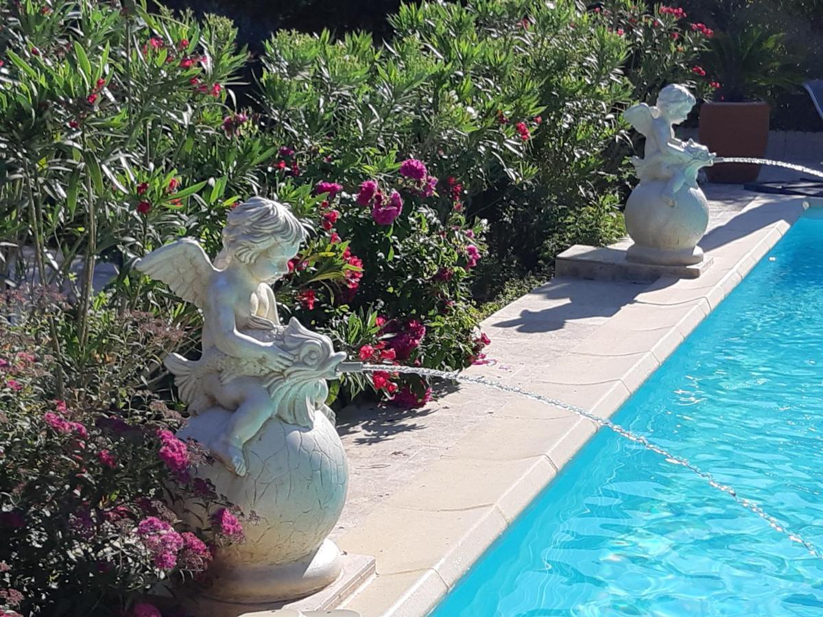 Villa La Licorne Piscine Privee, Jacuzzi, Massages, Tennis, Golf A 9Km Belcodene Exterior photo